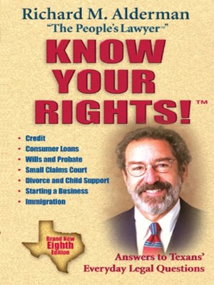 cover image of Know Your Rights!